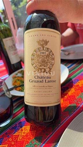 Bordeaux Saint-Julien Grand Cru Gruaud Larose 1985