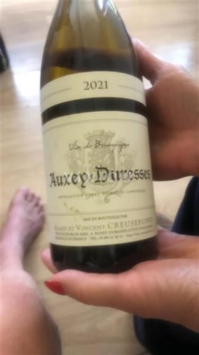 Bourgogne Auxey-duresses Alain et Vincent Creusefond 2021