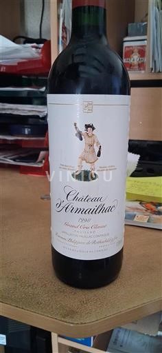 Bordeaux Pauillac Grand Cru Château Armailhac 1998