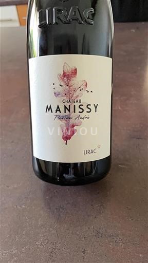 Vin Rouge sec Florian André Château Manissy 2022 France Vallée du Rhône Lirac