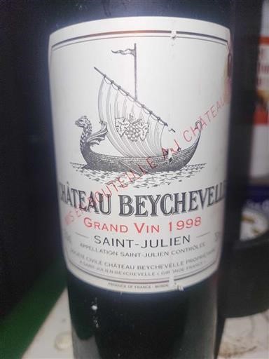 Bordeaux Saint-Julien Château Beychevelle Grand Vin 1998