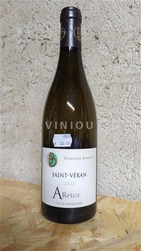 Borgonha Saint-Véran Domaine Barraud Arpège 2022