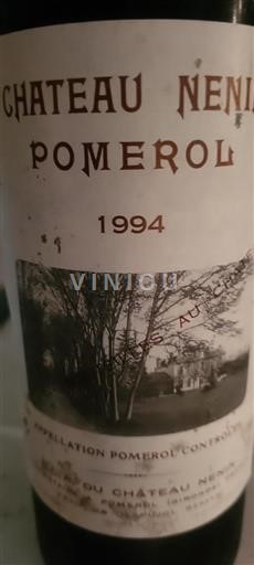 Bordeaux Pomerol Château Nenin 1994