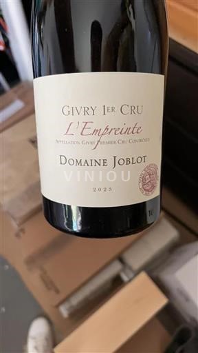 Vin Rouge sec L%27Empreinte Domaine Joblot 2023 France Bourgogne AOC Premier Cru