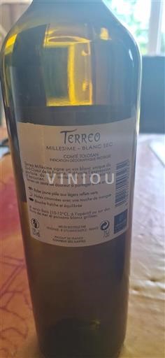 Jihozápad Comté tolosan Terreo Millésime - Blanc Sec 2018