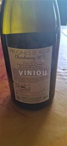 Vin Blanc sec Preignes le Vieux 2019 France Languedoc et Roussillon Pays d'oc