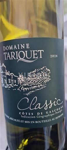 Sydväst Côtes de Gascogne Domaine Tariquet Classic 2024