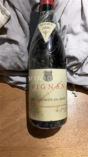 Údolí Rhôny Châteauneuf-du-Pape Château Rayas Pignan 2000