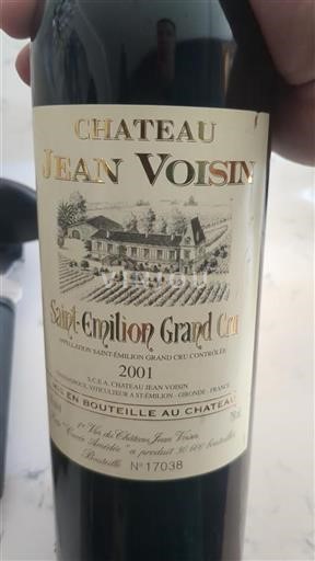 Bordeaux Saint-Émilion Grand Cru Château Jean Voisin 2001