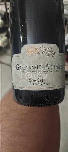 Valle del Rodano Grignan-les-adhémar Villa Erg Grande Récolte 2018