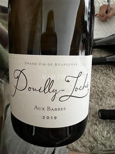 Burgundy Pouilly-Loché Aux Barres 2019
