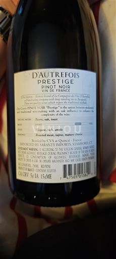 Borgoña No especificado Autrefois Prestige 2024