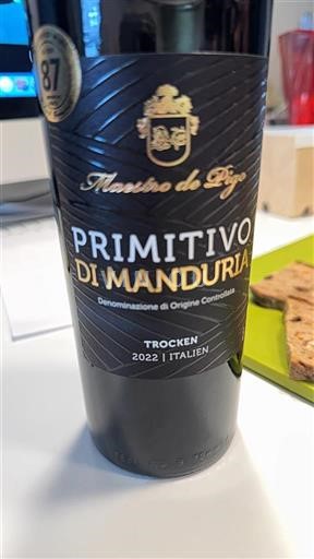 Pouilles Primitivo di Manduria Maestro de Puyo 2022