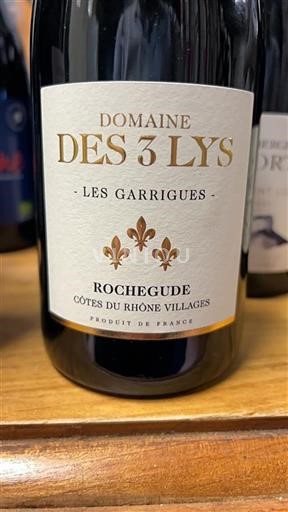Vallée du Rhône Côtes-du-rhône-villages Domaine Des 3 Lys Les Garrigues 2022