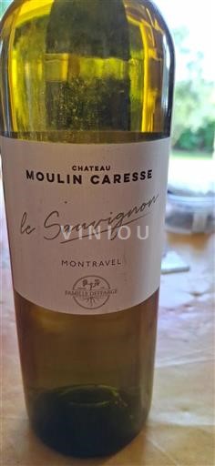 Vin Blanc sec Le Sauvignon Château Moulin Caresse 2020 France Sud-Ouest Montravel
