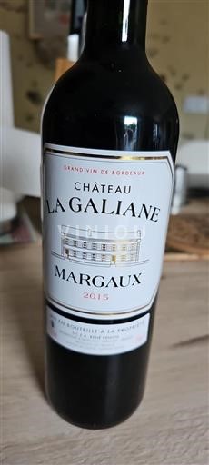 Bordeaux Margaux Château La Galiane 2015