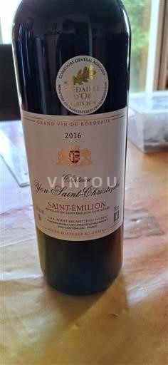 Bordeaux Saint-Émilion Château Yon Saint-Christophe 2016