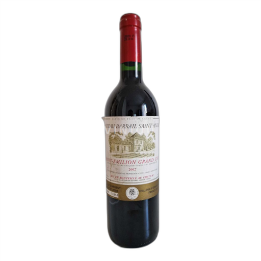 Bordeaux Saint-Émilion Château Barrail Saint André 2002