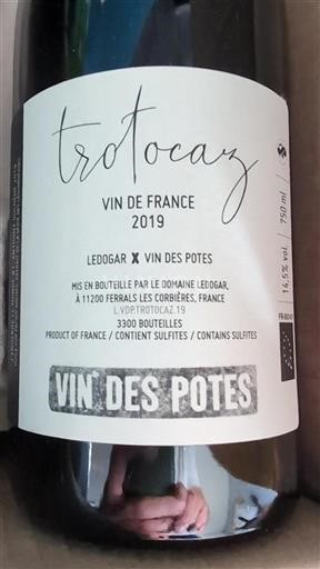 Languedoc Not Specified Domaine Ledogar Trotocaz 2019