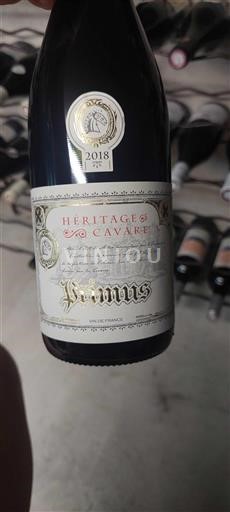 Rhône Valley Not Specified Héritage des Cavaré Primus 2018