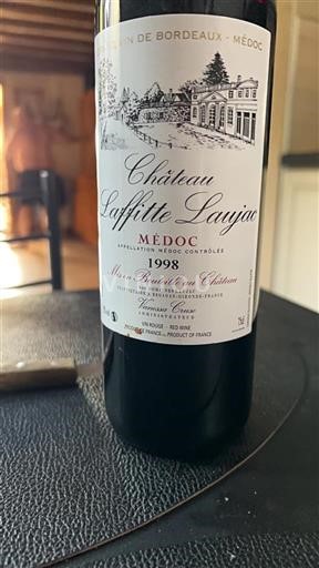 Bordeaux Médoc Château Laffitte Laujac 1998