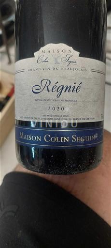 Beaujolais Régnié Maison Colin Seguin 2020