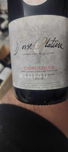 Beaujolais Chiroubles Bosse-Platière 2018