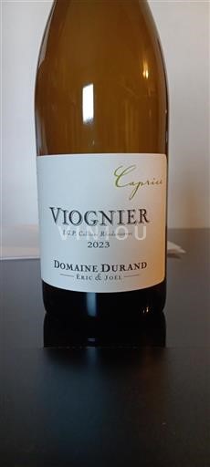 Vin Blanc sec Caprice Domaine Durand 2023 France Alpes et pays Rhodaniens Collines rhodaniennes