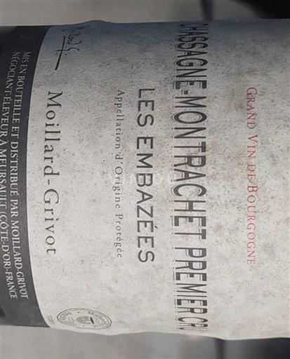 Borgoña No especificado Premier Cru Moillard-Grivot Les Embazées 2015
