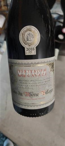 Vallée du Rhône Côtes-du-rhône-villages Abbaye Héritage de Cavare 2018