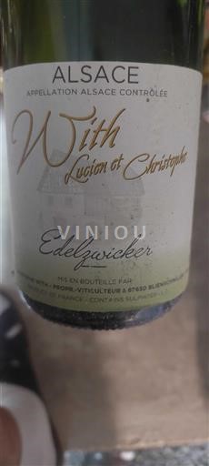 Alsace Lucien et Christophe With Edelzwicker Non-Vintage