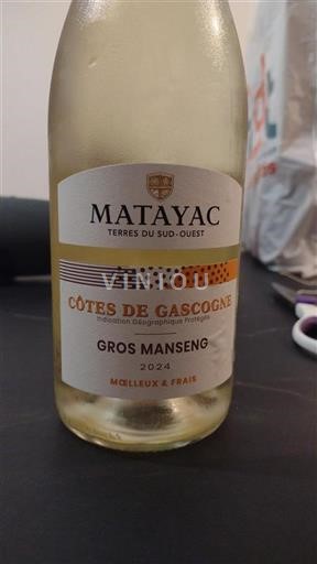 Sud-Ouest Côtes de Gascogne Matayac Gros Manseng 2024
