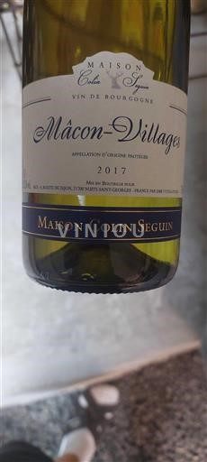 Burgundy Mâcon and Mâcon-Villages MAISON COLIN 2017