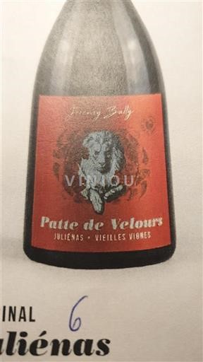 Beaujolais Juliénas Jérémy Bally Patte de Velours Senza annata
