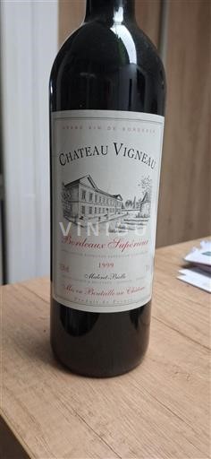 Bordeaux Bordeaux Supérieur Château Vigneau 1999
