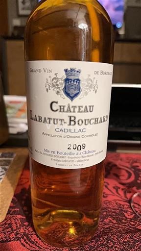 Bordeaux Cadillac Château Labatut-Bouchard 2009