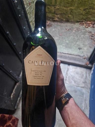 Kalifornialaiset AVA:t Napa Valley Cain Five 1992