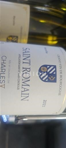 Burgundija Saint-Romain Charles V 2021
