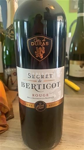 Zuidwest-Frankrijk Côtes-de-duras Berticot Secret Niet-geïntegreerd