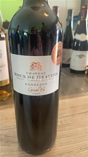 Bordeaux Château Roux de Beaucès Grand Vin 2009