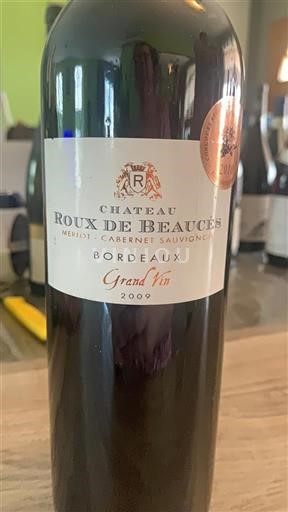 Bordeaux Unspecified Château Roux de Beaucès Grand Vin 2009