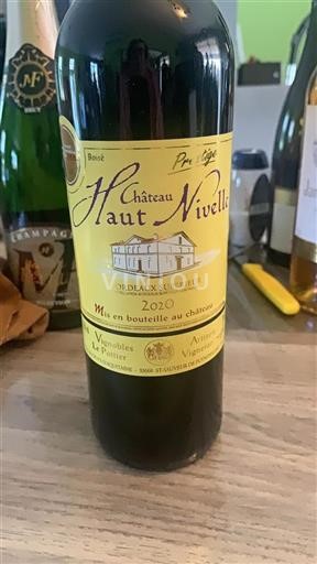 Bordeaux Bordeaux supérieur Château Haut Nivelle Prestige 2020