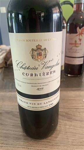 Linguadoca Corbières Château Vaugelas Élevé en fût de chêne 2012
