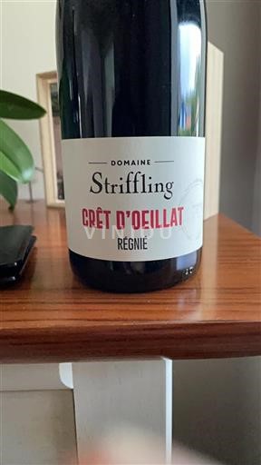 Beaujolais Régnié Domaine Striffling Crêt d'Oeillat 2022
