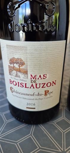 Údolí Rhôny Châteauneuf-du-Pape Mas de Boislauzon Les Deux Chênes 2016