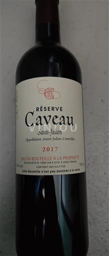 Bordeaux Saint-Julien Caveau Réserve 2017