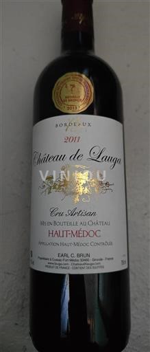 Bordeaux Haut-Médoc Cru Artisan Château Lauga 2011