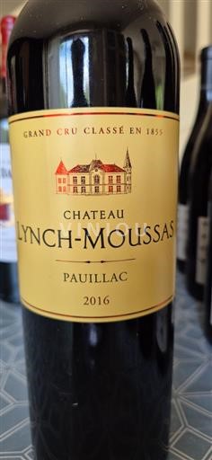 Bordeaux Pauillac Grand Cru Château Lynch-Moussas 2016
