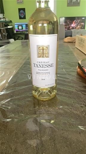 Bordeaux Premières Côtes de Bordeaux Château Tanesse Palisades 2018