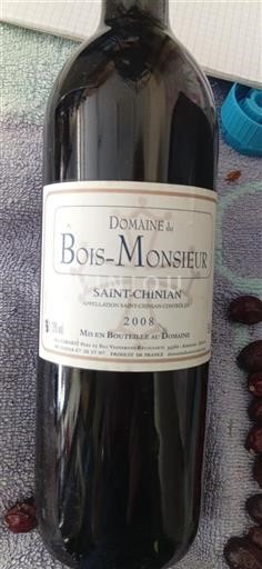 Languedoc Saint-Chinian Domaine Bois-Monsieur 2008